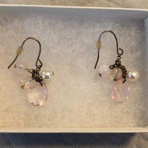 Silpada earrings pink